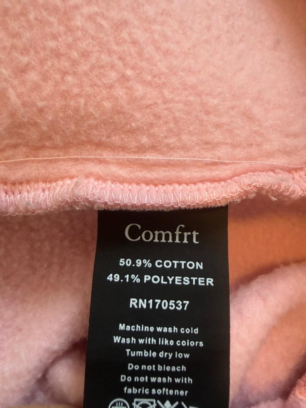 Comfrt Love Straight Leg Sweatpants Petal Pink Sz S - Picture 5 of 6